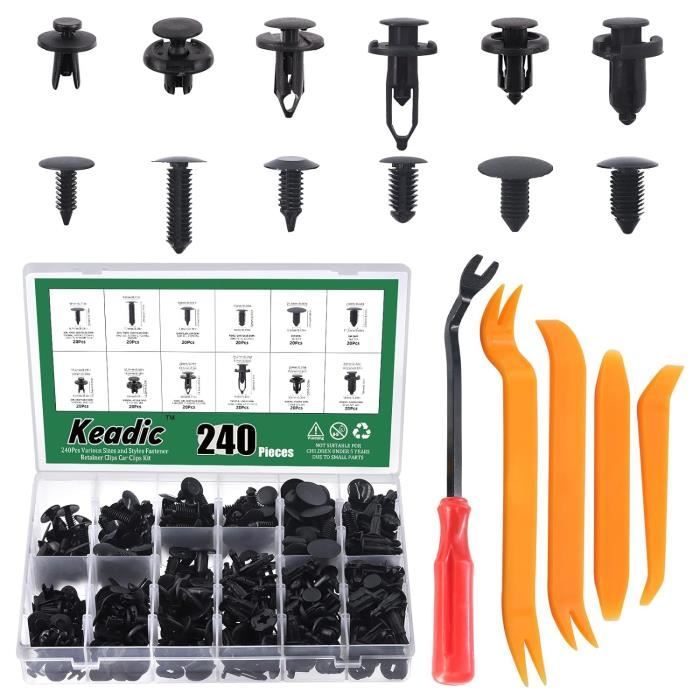 Traxxas Lot De 12 Clips De Fixation Standard – Pièce D'Origine Pour Vos Modèles RC