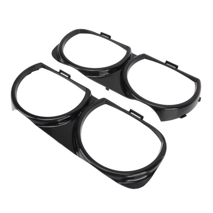 Eosnow Cadre De Phare Avant 2 Pièces Couvercle De Lampe Frontale 51139801573 Remplacement Pour R60 Countryman Argent Chrome 79559243