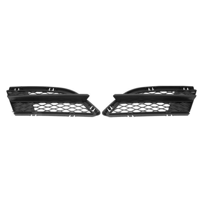 Grille Inférieure De Calandre Avant Pour Audi S5 2013-2016 - 2 Pièces, Noir ABS - Réf. OEM 8T0807681K/8T0807682K