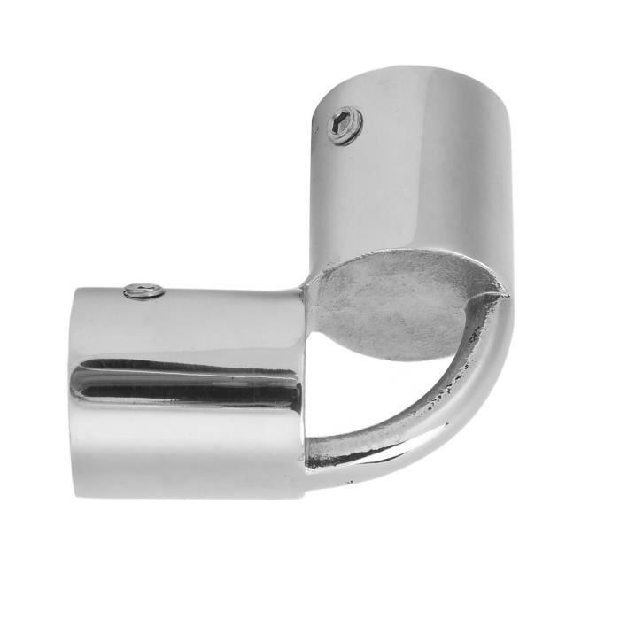 Bediffer Raccord Inox 316 à 90° Pour Main Courante Bateau – 25 Mm ID, Lot De 4 Pièces
