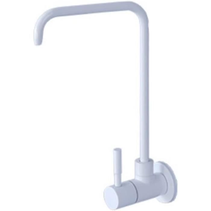 Robinet Cuisine Osmoseur Vintage Or - Rotation 360° - Eau Froide Uniquement - Connexions G1/2, G1/4, G3/8