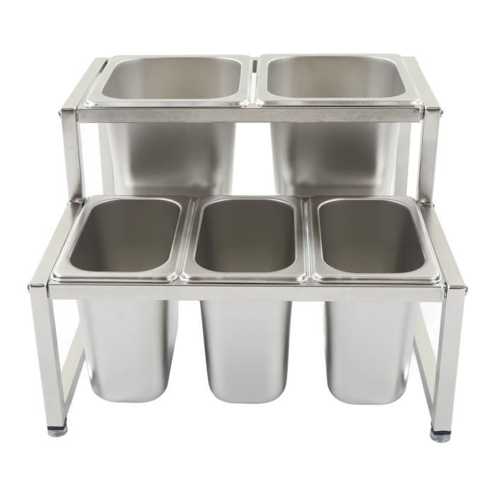 KitchenCraft Paniers Diviseurs Pour Casserole - 3 Paniers Inox - Pour Casserole 20 Cm - 2