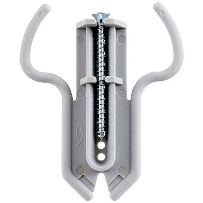 Fischer 073121 clip pour oreilles 72 mm pack de 20 clips en acier inoxydable