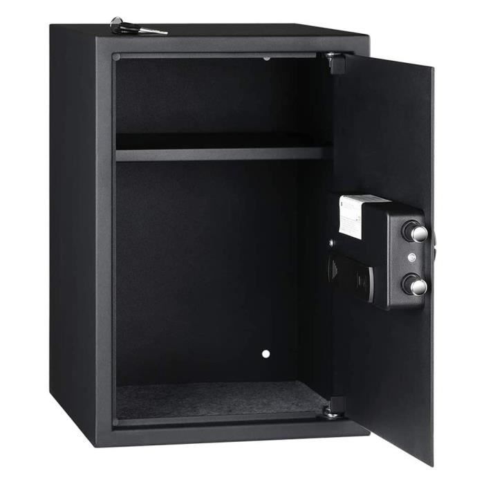 Coffre-fort Biométrique Blacksmith SF0201 Pour 2 Pistolets - Haute Précision Empreintes Digitales