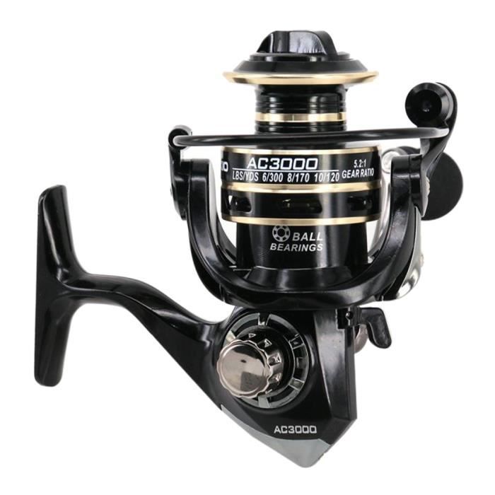Moulinet De Pêche GHOTDA Métal 13BB – Multi-tailles (2000-7000) Pour Carpe Et Mer