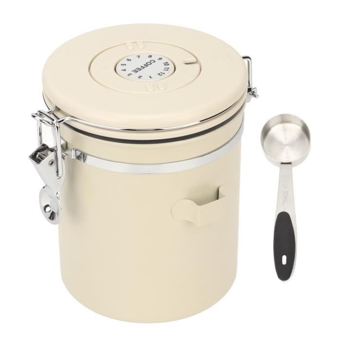 Boîte De Café Hermétique, Stockage De Récipient D'acier Inoxydable Pour Le Stockage De Cuisine