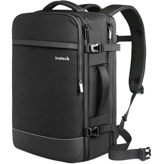 Inateck Sac à dos de voyage pour ordinateur portable de 15,6 pouces - 42 l  - Pour ordinateur portable de 15,6 - Approuvé par le vol - Sac à dos de  cabine pour Weekender : : Informatique