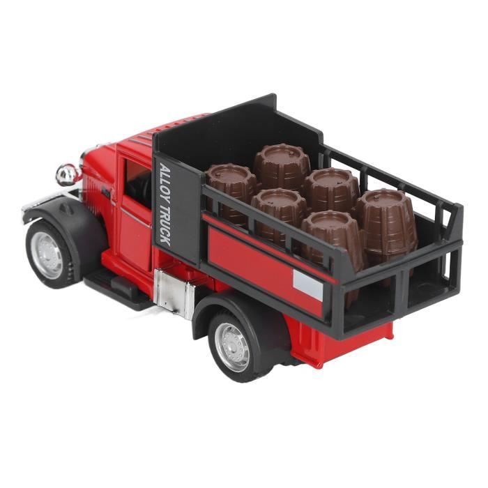 Camion citerne vintage metal rouge jaune jouet collection enfant bon etat - Jeux & Jouets