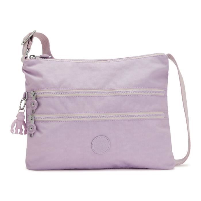 kipling basic eyes wide open alvar medium shoulderbag gentle lilac [211066] -  sac à épaule bandoulière sacoche