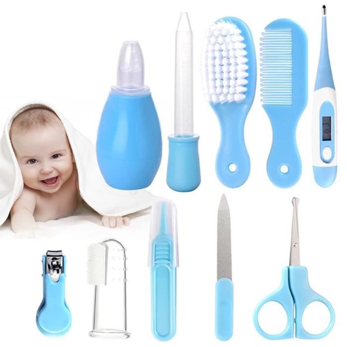 Trousse De Soin Bébé RoseFlower 12 Pièces - Kit Complet Puériculture Pour Nouveau-né, Nourrisson Et Tout-petit - Idéal Naissance Et Cadeau