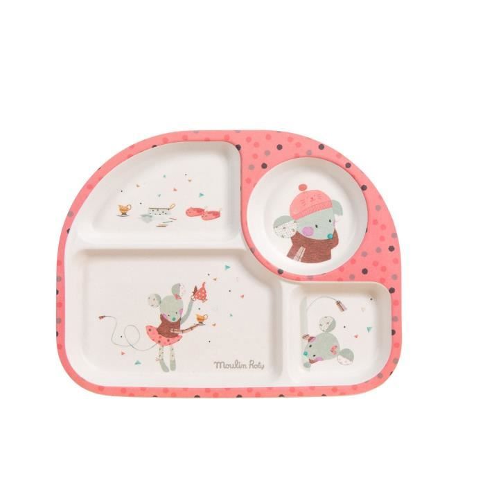 Plateau Rose Les Jolis Trop Beaux Moulin Roty Cdiscount Puericulture Eveil Bebe
