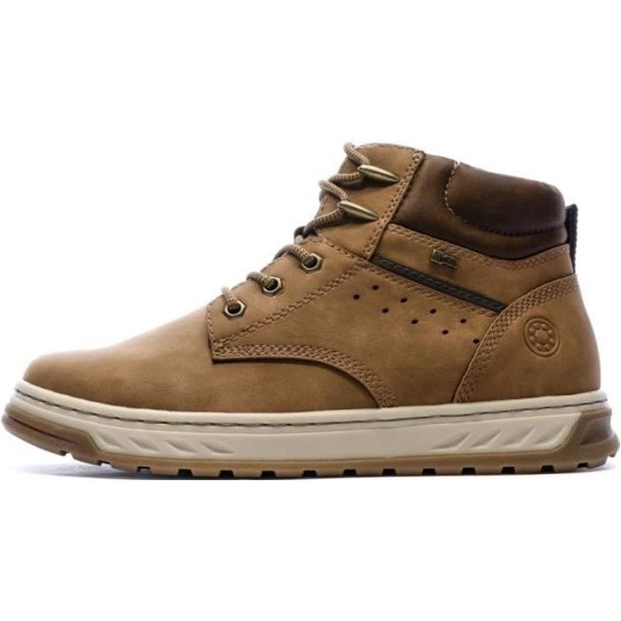 Bottines homme best sale camel cuir