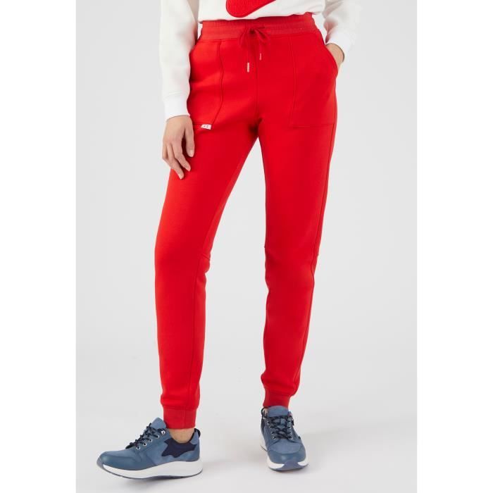 Survetement femme Damart Jogging molletonne Thermolactyl Rouge intense Rouge intense Cdiscount Pret a Porter