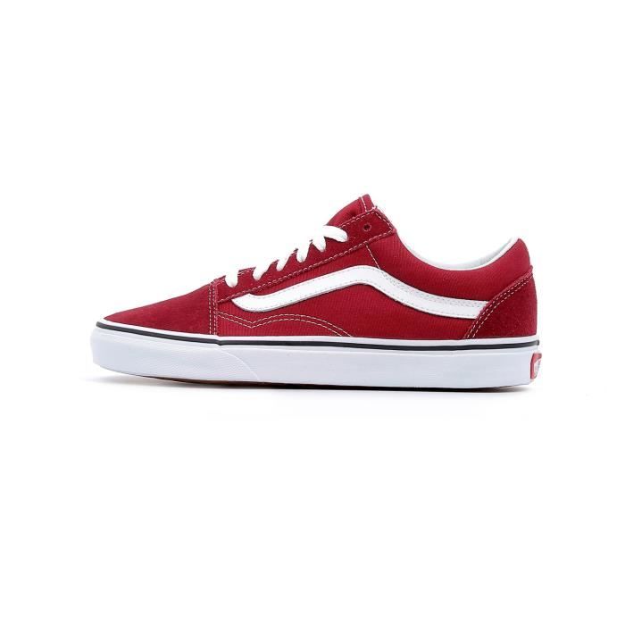 old skool vans rumba red