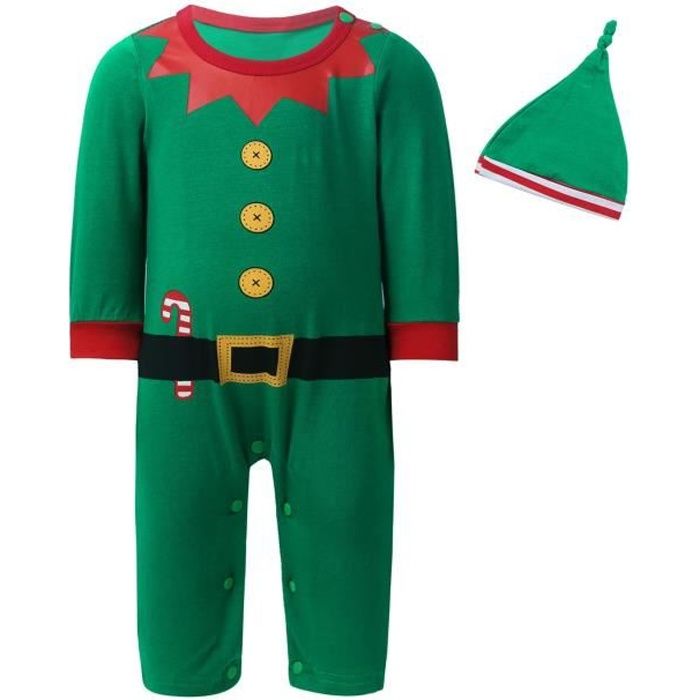 Pyjama lutin de noel - Cdiscount