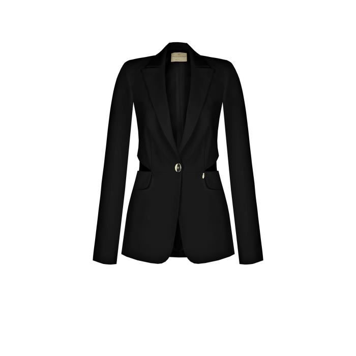 Blazer ?� d?�coupes en tissu technique Rinascimento - CFC0108698003 (Noir) Noir - Cdiscount Pr??t-?� 