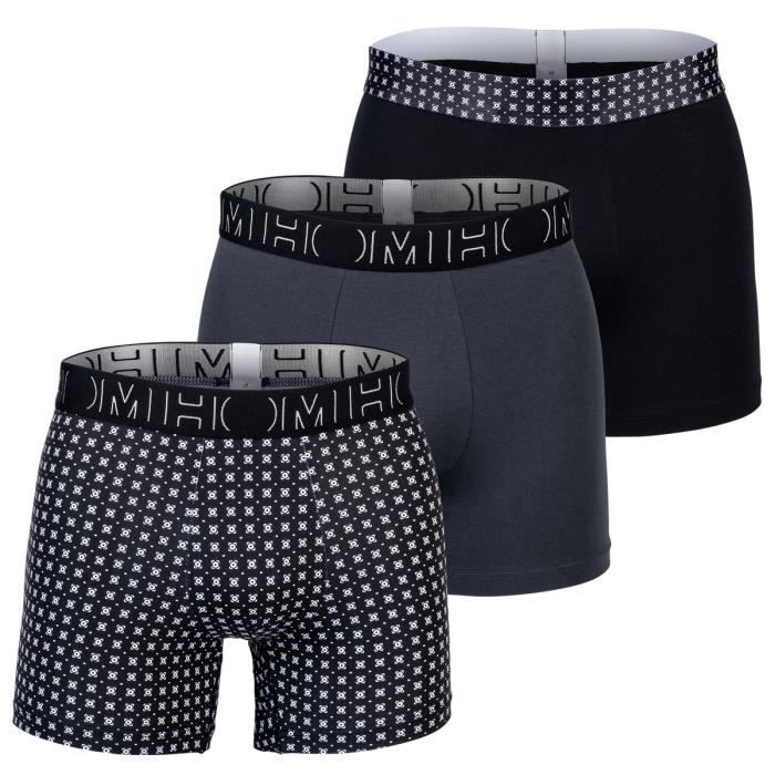 Lot de 6 boxers en coton ultra doux homme DANISH ENDURANCE - NOIR - caleçon  confortable - respirant Noir - Cdiscount Prêt-à-Porter