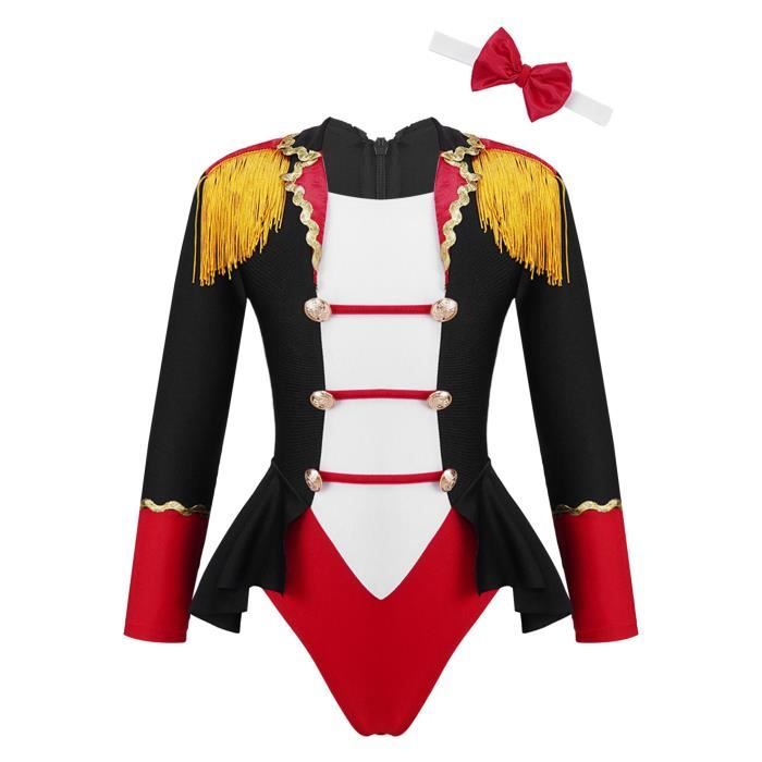 Déguisement Monsieur Loyal rouge femme