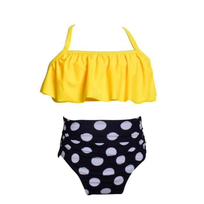 Generisch 2025 - Maillot De Bain 3 Pièces Pour Fille - Couleur