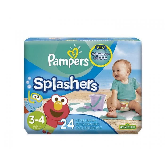 Pampers Maillots De Bain 24 Couches Splashers 7 15kg Taille 3 4 Plage Et Piscine Achat Vente Couche 2009761588442 Soldes Sur Cdiscount Des Le 20 Janvier Cdiscount
