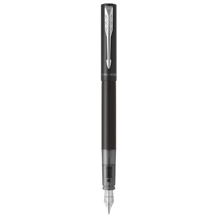 Stylo Plume Parker Vector XL - Turquoise Métallisé, Plume Fine, Recharge Bleue Incluse, Coffret Cadeau