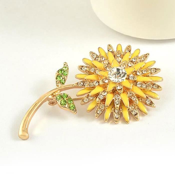 Broche Oiseau Strass Robe Écharpe Châle Broches