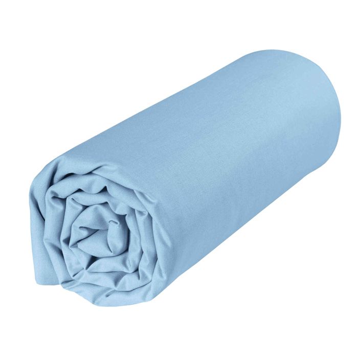 Babyly : Drap housse bébé en lin - Sea Blue - 100% Ecoresponsable -  Mer(e)veilleuse