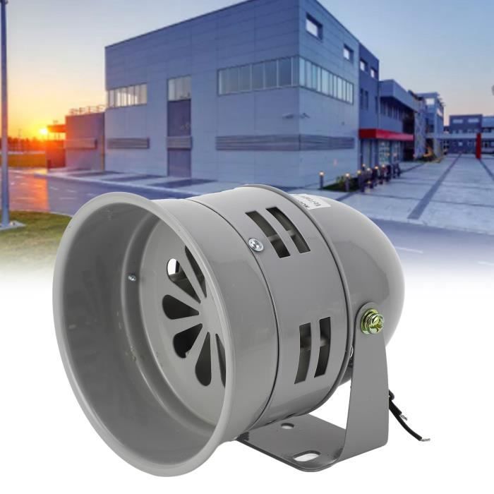 Alarme Sirène à Moteur Électrique 24V - Amplification Industrielle