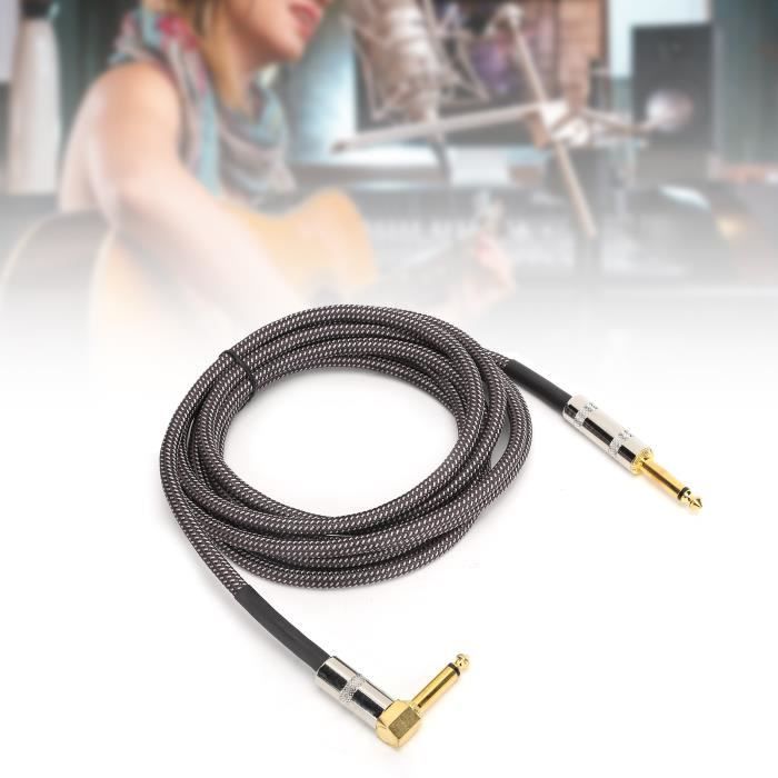 Câble D'ampli De Guitare électrique De 10 Pieds, Câble Audio