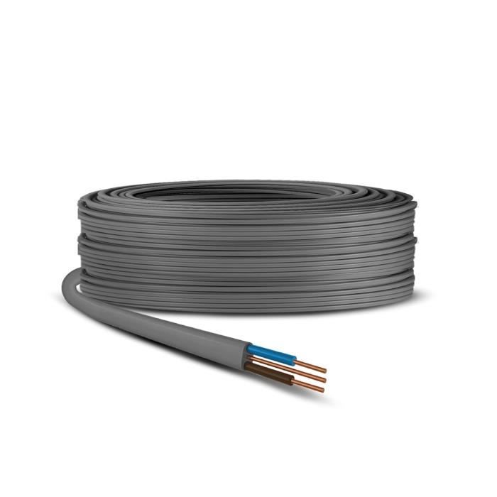c-ble-lectrique-1-5-mm-double-et-terre-plat-gris-6242y-fil-lectrique