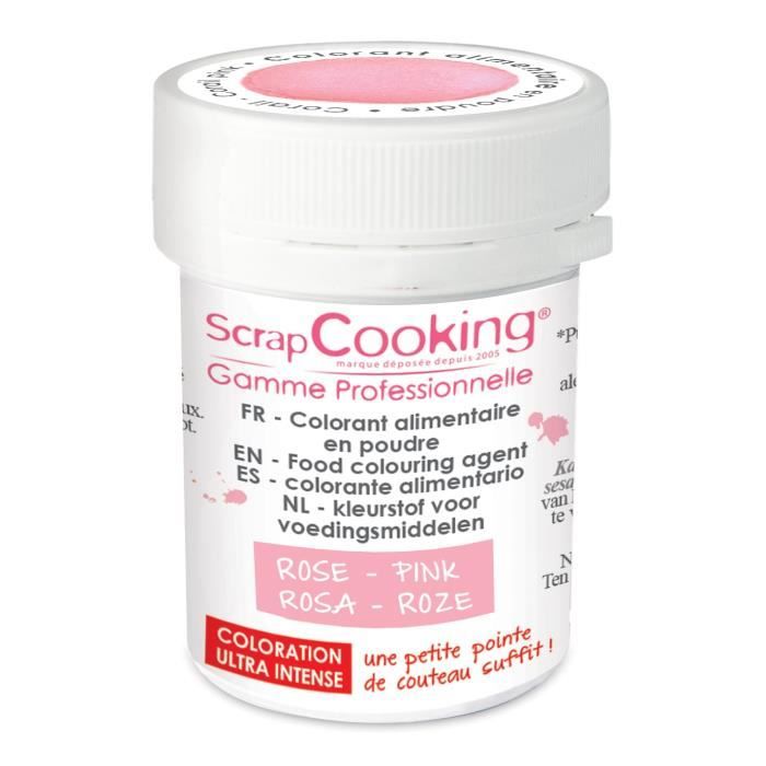 Colorant alimentaire (artificiel) Rose clair - Scrapcooking - Cdiscount Au  quotidien