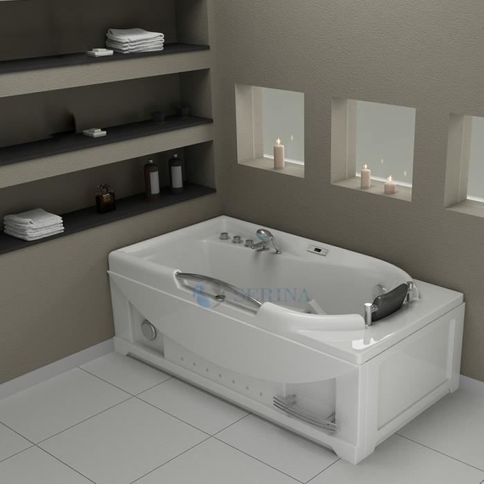 Baignoire Balneo Rectangulaire Aenitas Achat Vente Baignoire Kit Balneo Baignoire Balneo Rectangula Cdiscount