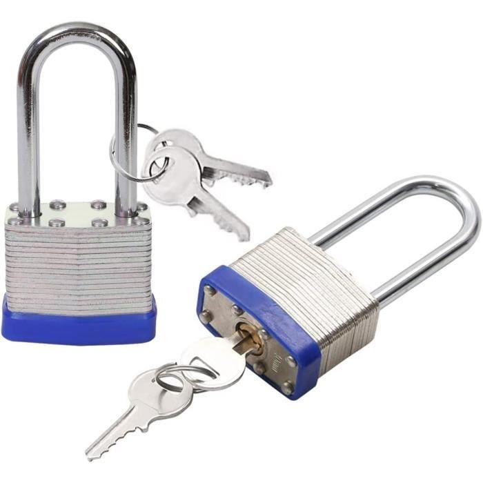 Cadenas Alarme 110dB TRIXES - Antivol Extérieur - Résistant Intempéries - Pour Vélo, Garage