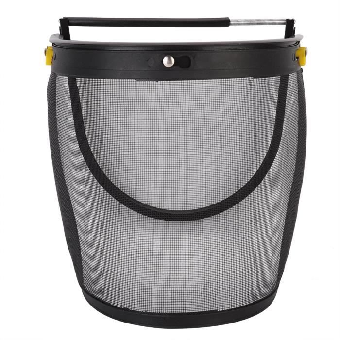 Masque facial intégral tactique en maille d'acier, type casque/monté sur la tête Masque facial intégral tactique en maille d'acier, type casque/monté sur la tête