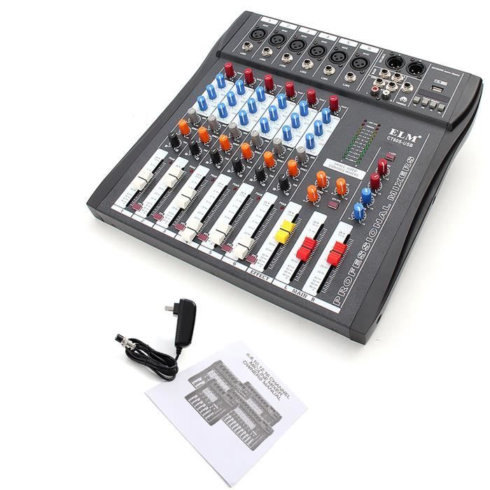 Tempsa Karaoke Pro Ct 60s Table De Mixage Console Studio Audio