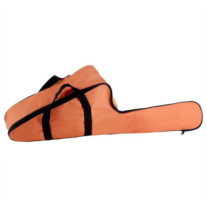 Caisse De Transport Pour Tronçonneuse - Sac Rangement Protection Avec Poignée, Tissu Oxford Résistant, Environ 60x23x41 Cm