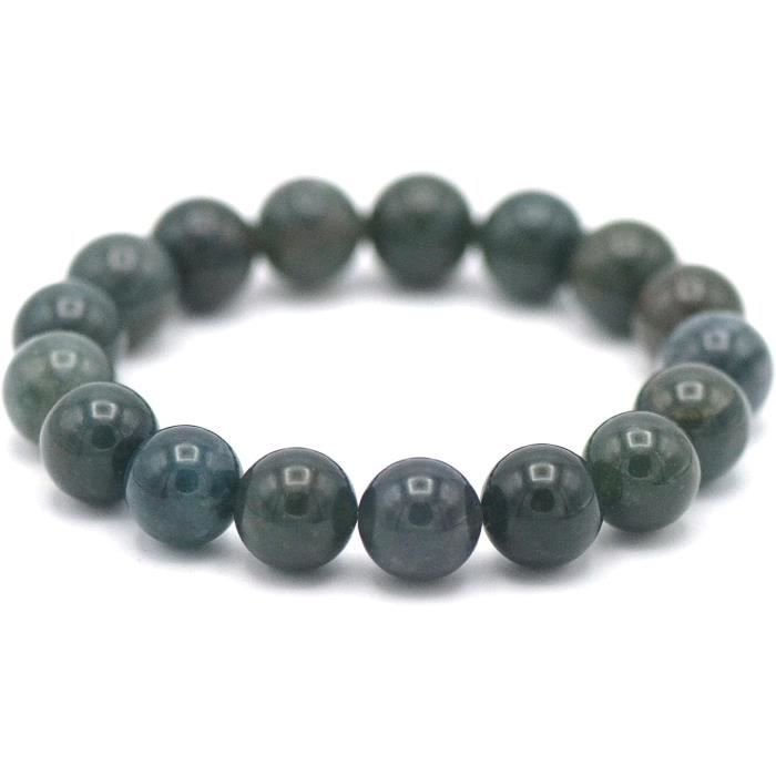 Miracles Minéraux Bracelet Perles Rondes 4mm Pierre Naturelle - Création Artisanale Française - Plus De 60 Pierres Au Choix