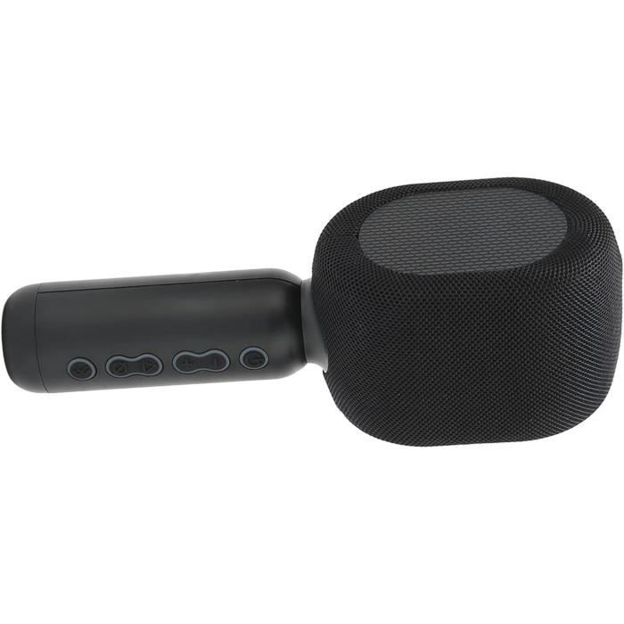Lexibook Microphone Sans Fil Bluetooth Avec Enceinte – Changement De Voix 4 Tonalités – Lumières – Port USB/SD – MIC260