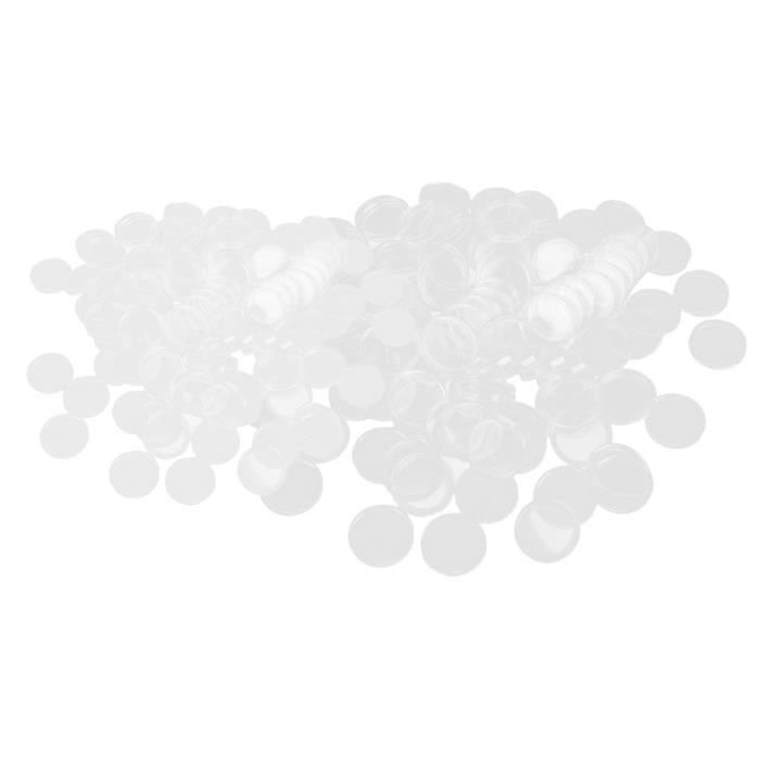 100 Capsules 30mm + Boîte De Rangement Pour Pièces De Monnaie
