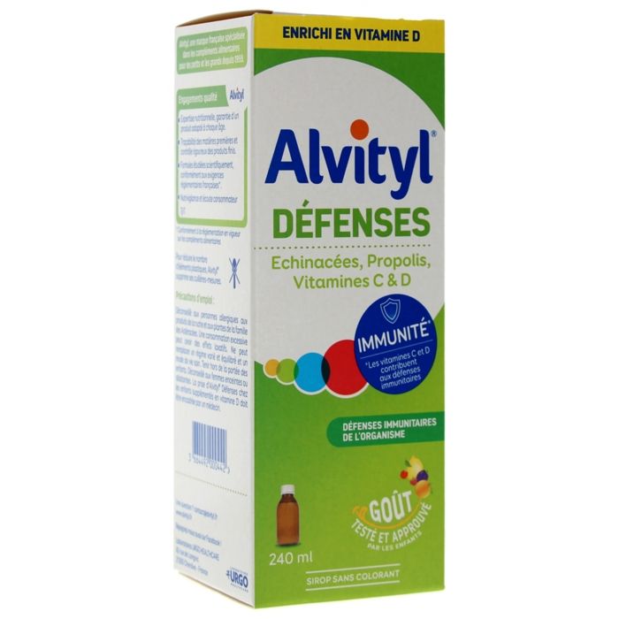 Alvityl Defenses Sirop 240ml Cdiscount Sante Mieux Vivre