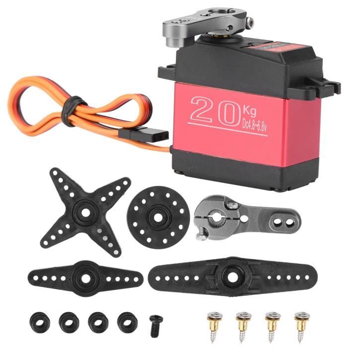 2 Pack DS3225MG 25KG Waterproof Digital Servos - 180 Degree, Metal Gear, For 1/10 RC Crawlers & Robots