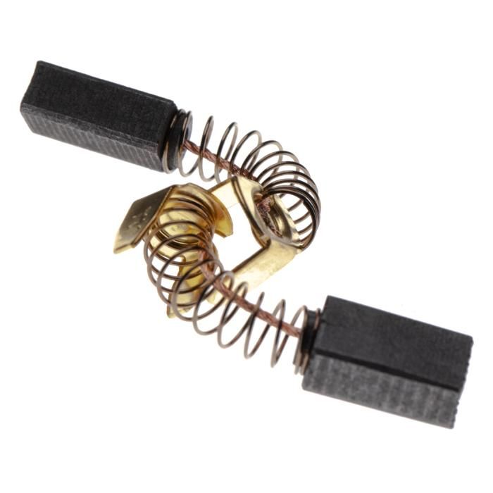 Lot De 40 Balais De Charbon (Balais De Carbone) QWORK - 10 Tailles Pour Perceuse, Scie, Meuleuse - Moteurs Électriques