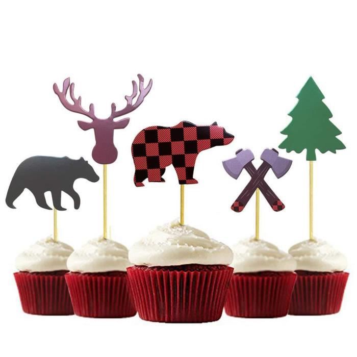 30 Pcs Cake Topper Cartoon Theme Bucheron Decoratif Durable Cupcake Picks Gateau Pour Party Decor Figurine Decor De Gateau Cdiscount Maison 30 Pcs Cake Topper Cartoon Theme Bucheron Decoratif Durable Cupcake Picks Gateau Pour Party Decor Figurine Decor De Gateau Cdiscount Maison