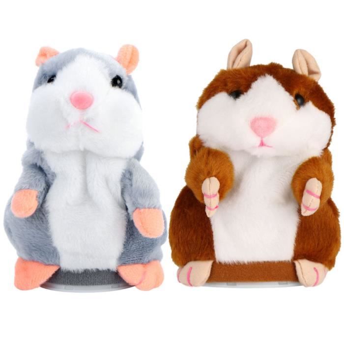 2Pcs Parler Hamster Jouets Doux Chic Répéter Sons pour Enfants Bébés POUPON  - Cdiscount Jeux - Jouets