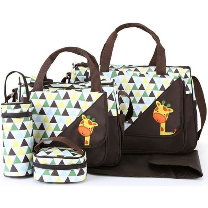 Sac à Langer Multifonction - Grand Format, Organisé Et Imperméable - Idéal Voyages, Piscine, Randonnée - Pour Parents Actifs