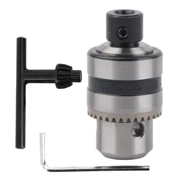 Mandrin De Perçage Métal 3/8 Sans Clé 0.8-10mm - Accessoire Robuste Pour Perceuse Électrique