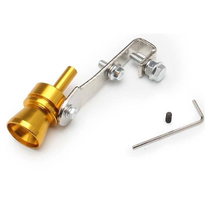 Sifflet Turbo Pour échappement Voiture/moto - Simule Son Turbo - Aluminium - Montage Facile Sans Modification