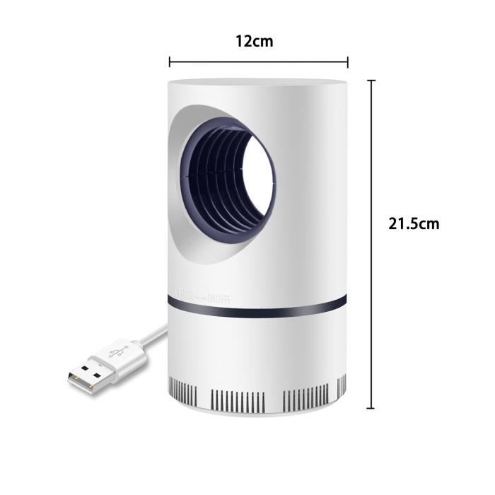 Lampe Anti-moustiques électrique USB - Piège à Mouches Et Insectes Silencieux, Couleur Grise, Marque Xiaomi