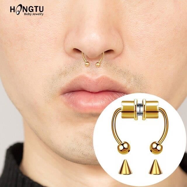 Fake piercing gold online