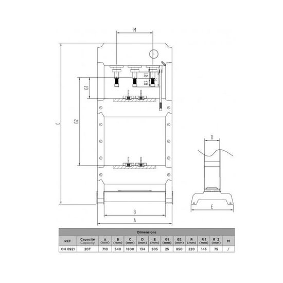Presse Hydraulique 20t Achat Vente Cric Presse Hydraulique 20t Cdiscount